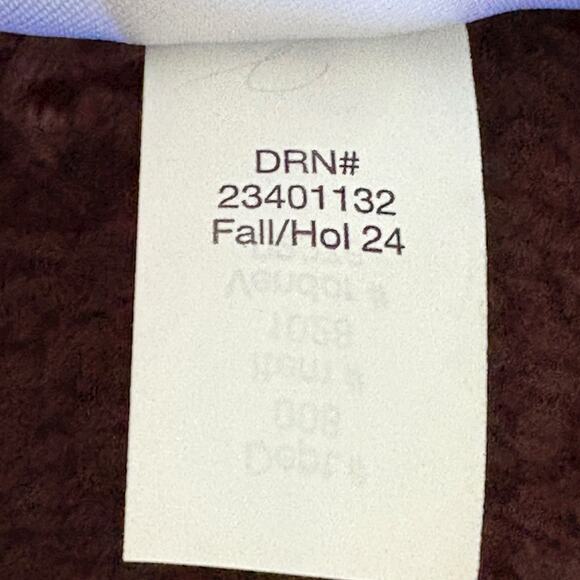 Eddie Bauer Sherpa Lined Flannel Shirt Jacket Plaid M Cottage Farm Barn NWT - Picture 8 of 11